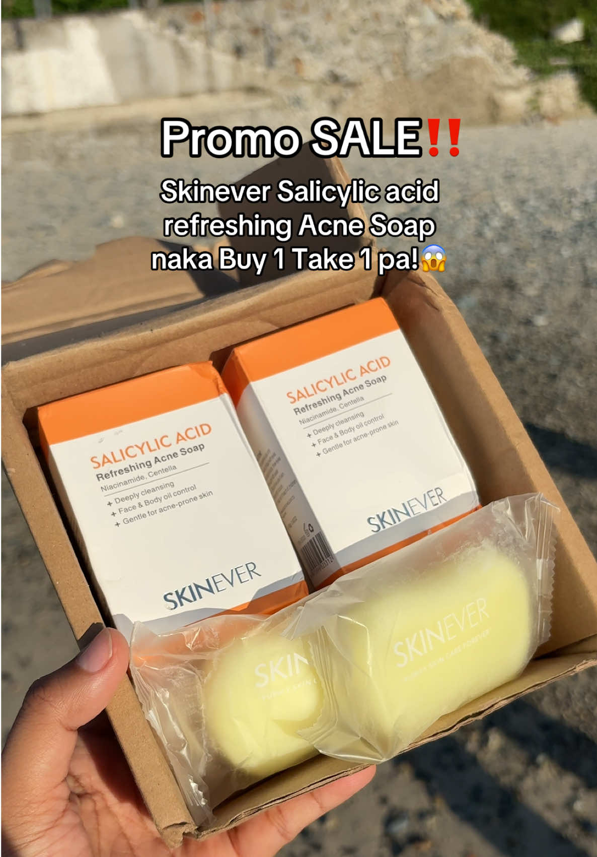Skinever Salicylic acid refreshing Acne Soap naka Buy 1 Take 1 pa!😱 @SKINEVER PH #skinever #skineverph #skineversalicylicacidrefreshingacnesoap #skineversalicylicacid #fyp 