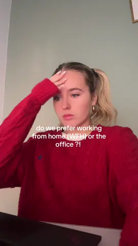 I prefer office but later wake up time for Wfh 