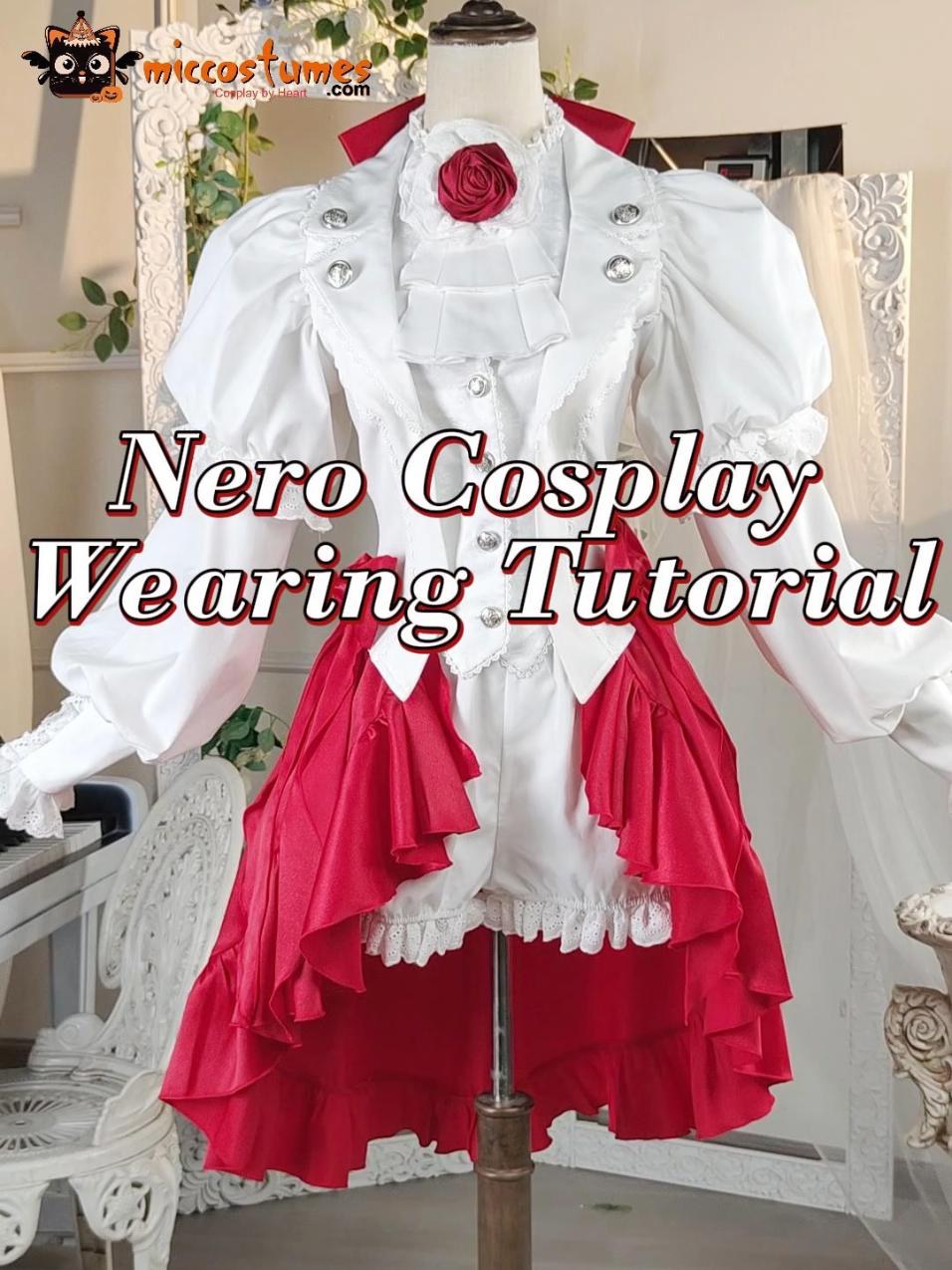 Behold my golden glory! Listen to the thunderous applause!✨⚡ Check miccostumes.com for more Halloween costumes. #miccostumes #miccostumeshalloween #fgocosplay #nero #trending 