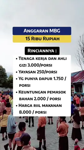 Anggaran MBG setiap porsi !!! #fbpro #reels #infoguru #gurusd #fyp #gurukelas #masukberanda #sekolah 