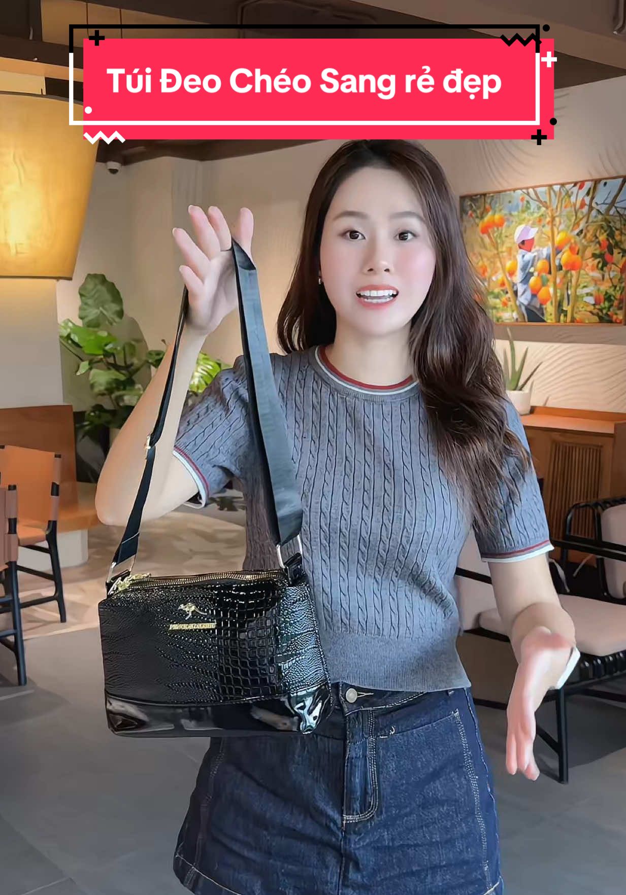 Sang rẻ đẹp là có thật #tuixachnu #tuixach #tuixachquangchau #tuideocheo #thoitrangnu 