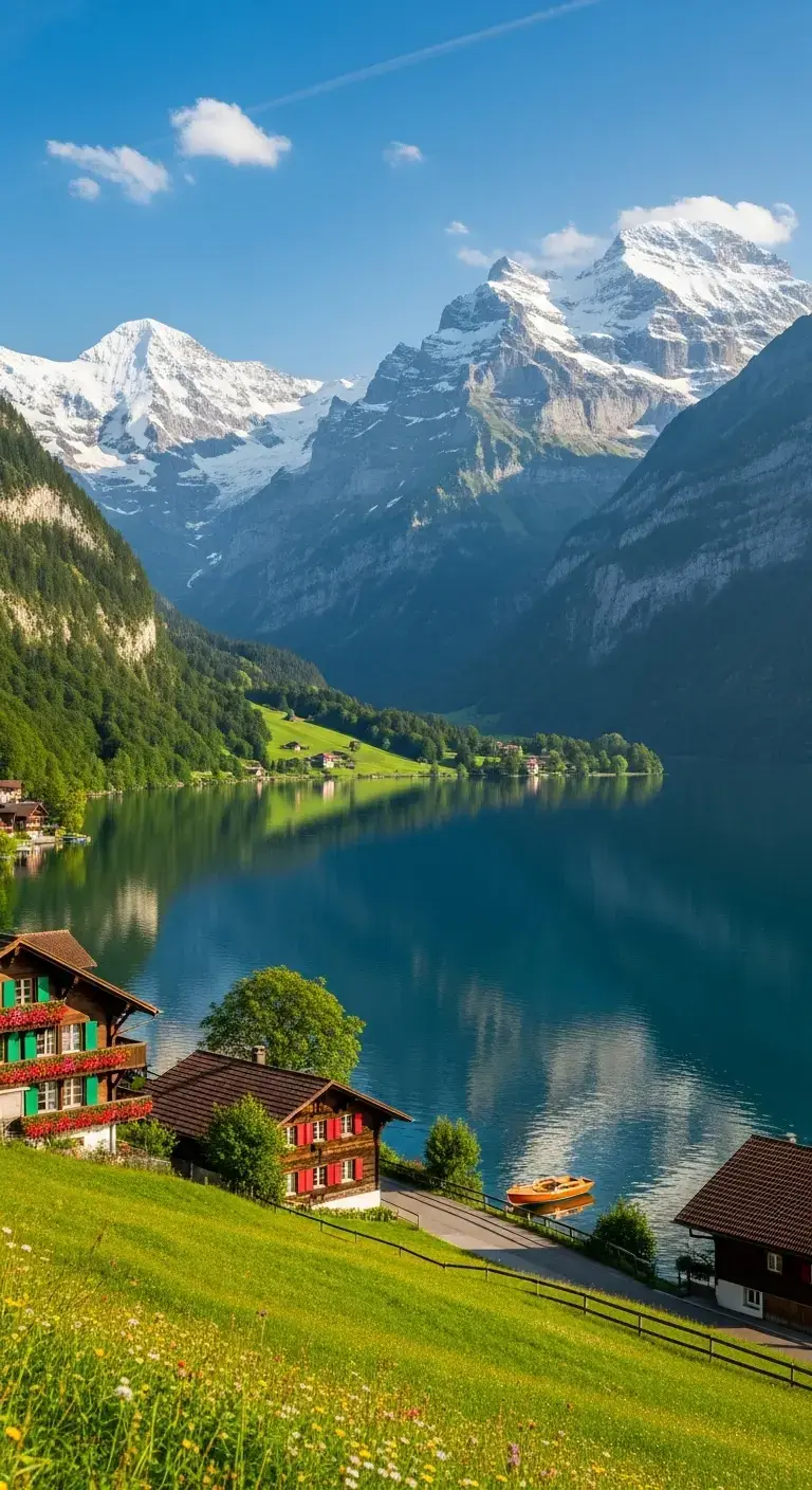 🏔️ In every corner of Switzerland, natural beauty always manages to steal hearts  #view #tiktoktravel #swiss 