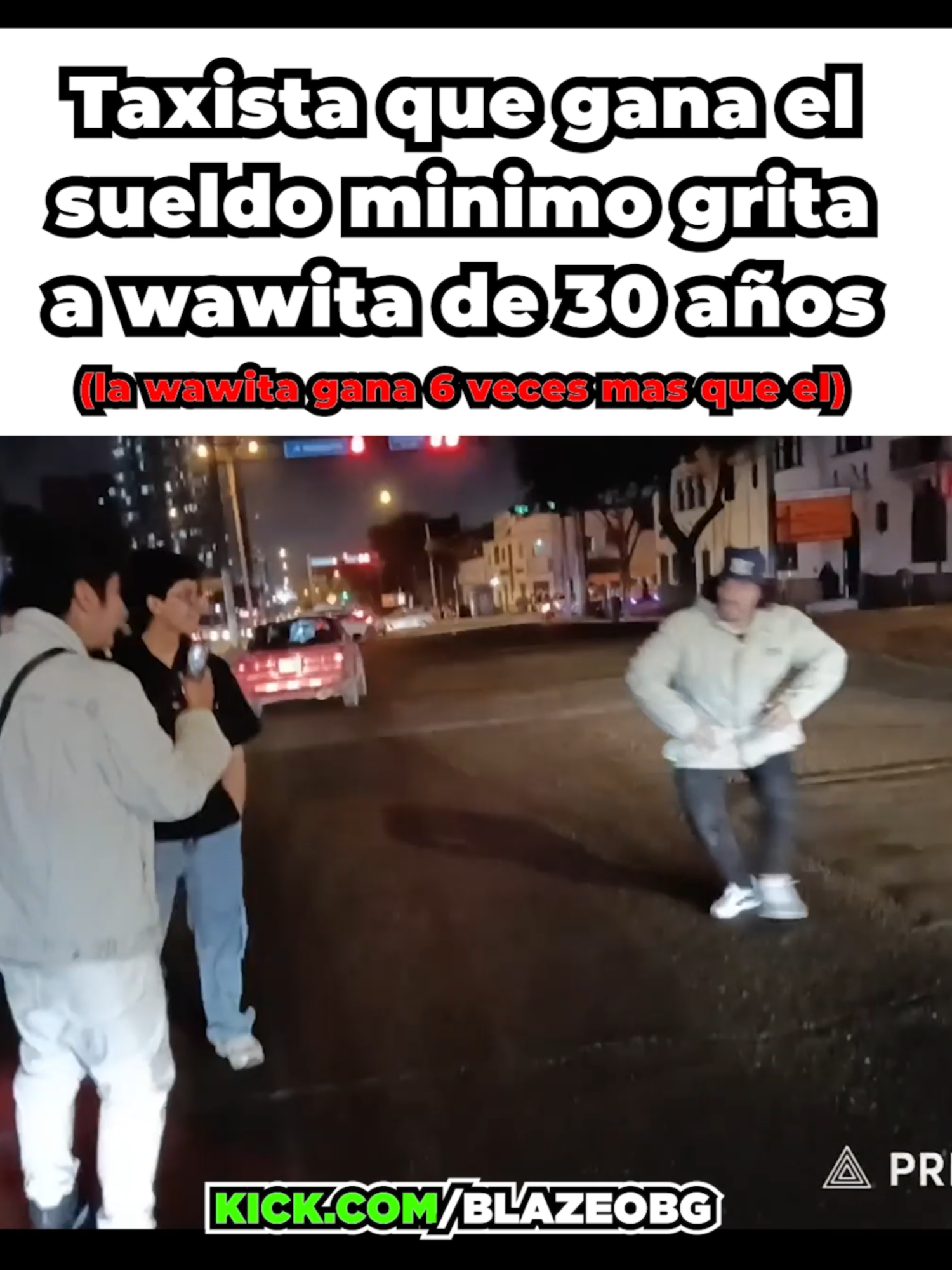 Ahora se grita a los streamers por bailar? #chow #kick #humor #kickperu #clipsdekick #blazeobg