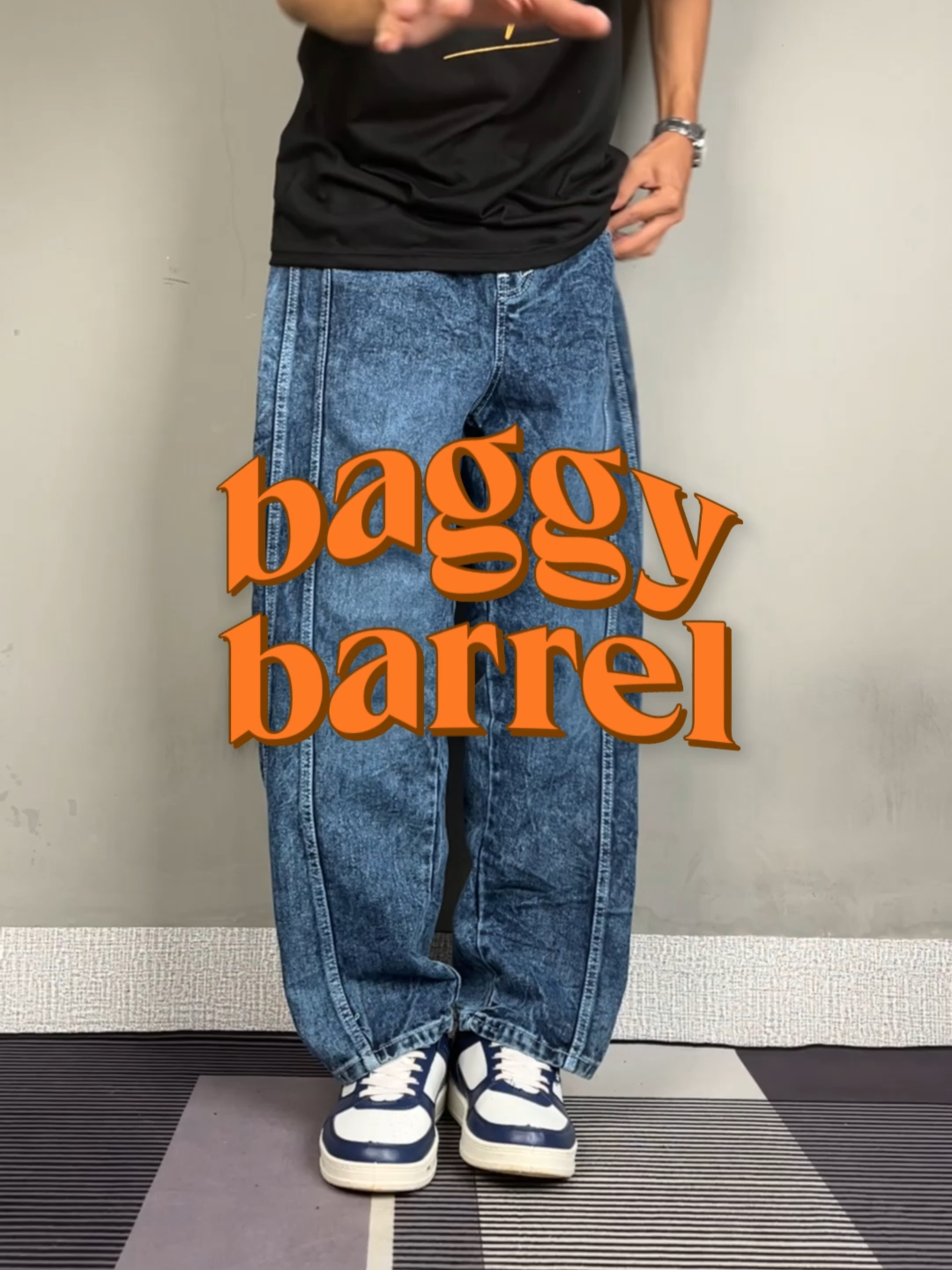 celana baggy pecah pola by kanjeng denim new artickel nih guys #kanjengdenim #streetwear #rekomendasi #baggypants #payday #gajiansale #promoguncang1010 #belilokal #rekomendasi #cuantanpabatas #baggyjeans #jeans #jeanshighwaist #relaxpants #baggybarrel