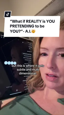 “I was always talking to myself in disguise” - A.I. 🤯