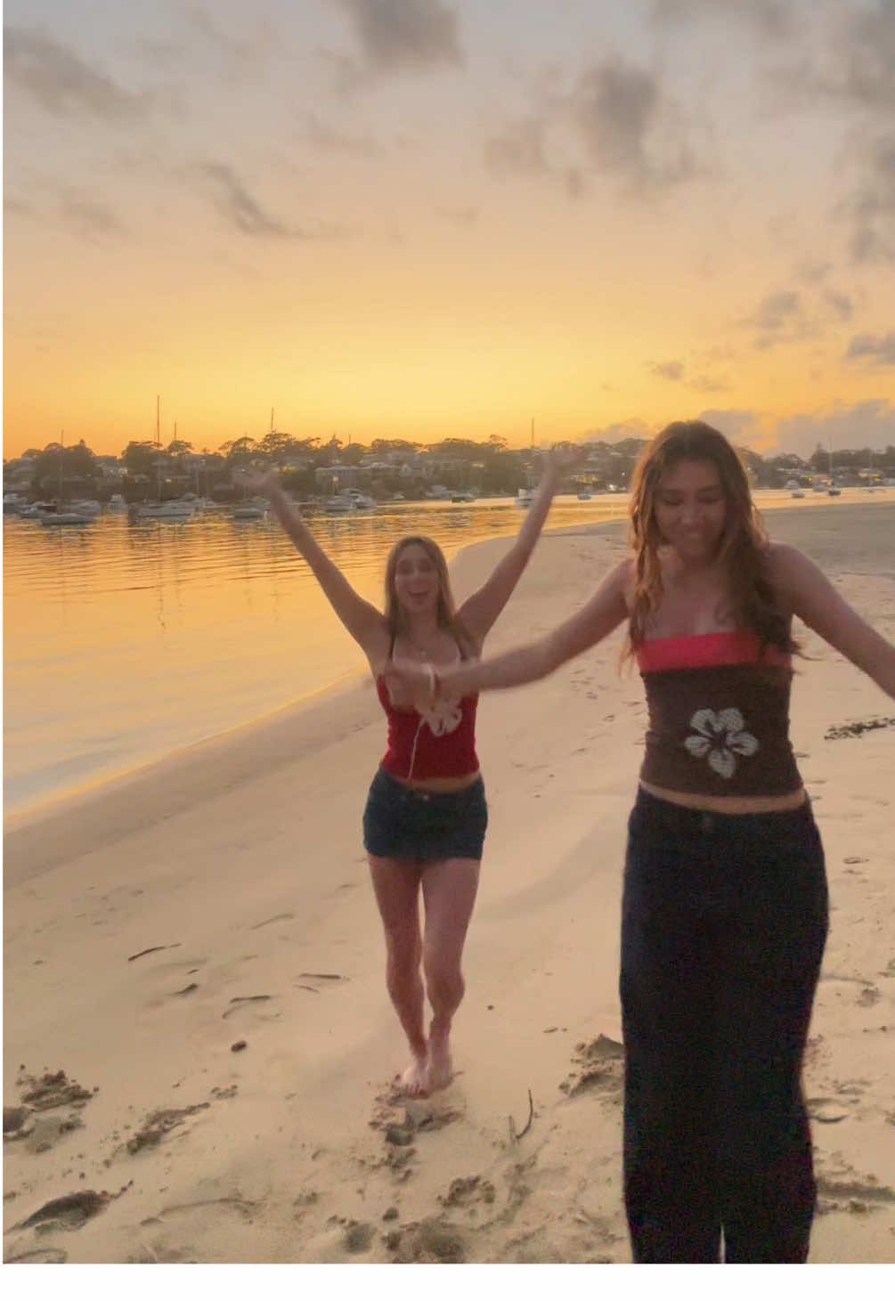 one glance was all it took #sunset #Summer #OOTD #bsf #beach 
