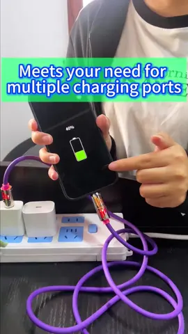 4 - in - 1 Phone Charging Cable: Unleash 240W PD Fast Charging for All Smart Devices! #4in1PhoneChargingCable #240WPDFastCharging #SmartDeviceCompatibility #UniversalChargingCable #FastDataTransfer