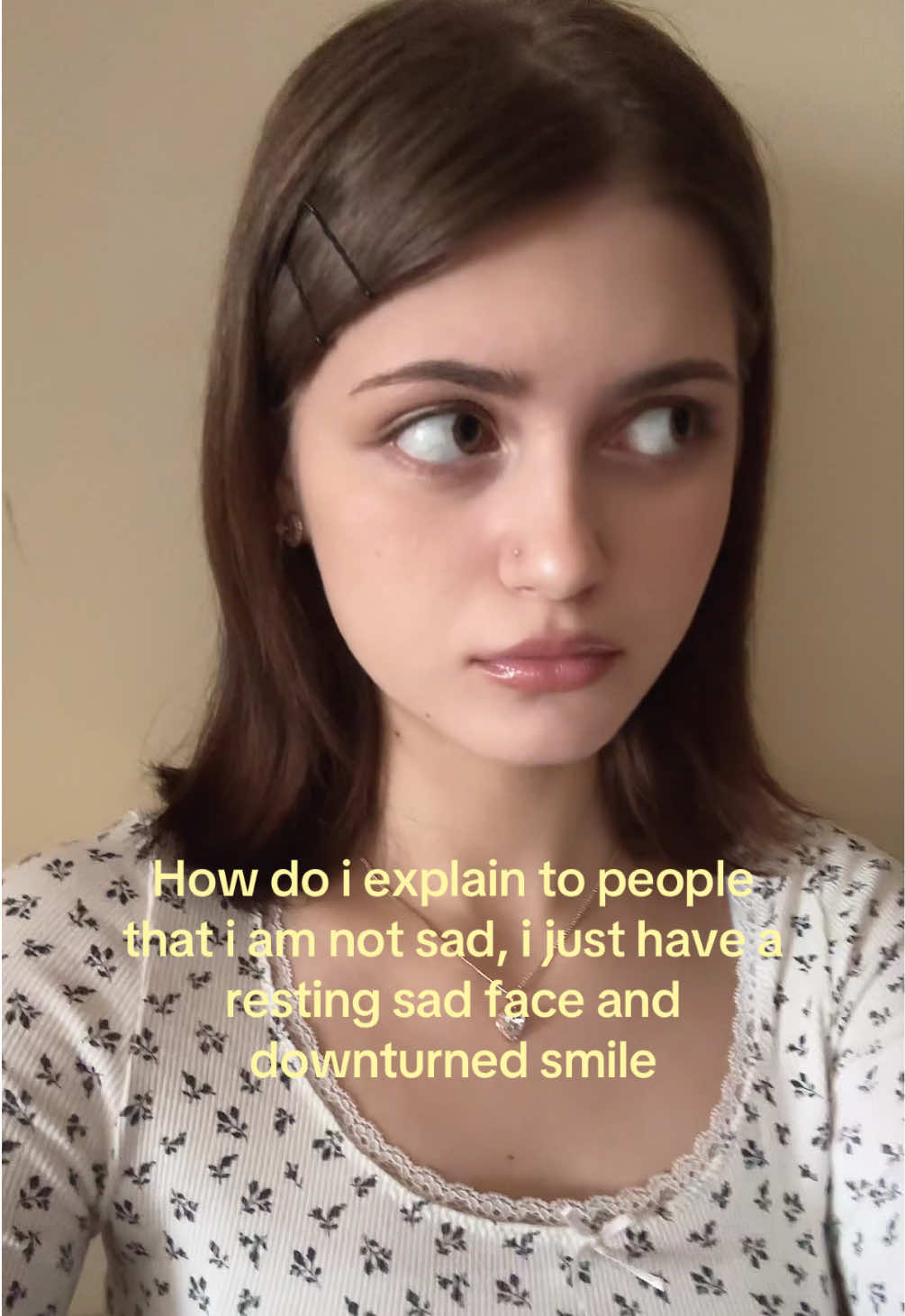 “Why do you look so sad” I AM JUST EXISTING #beauty #chubbycheeks #hachi #shojo #faceshape 