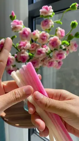 Learn Multi-Head Roses Without Glue in 30 Seconds #Handcraft #Pipe Cleaner Handcraft
