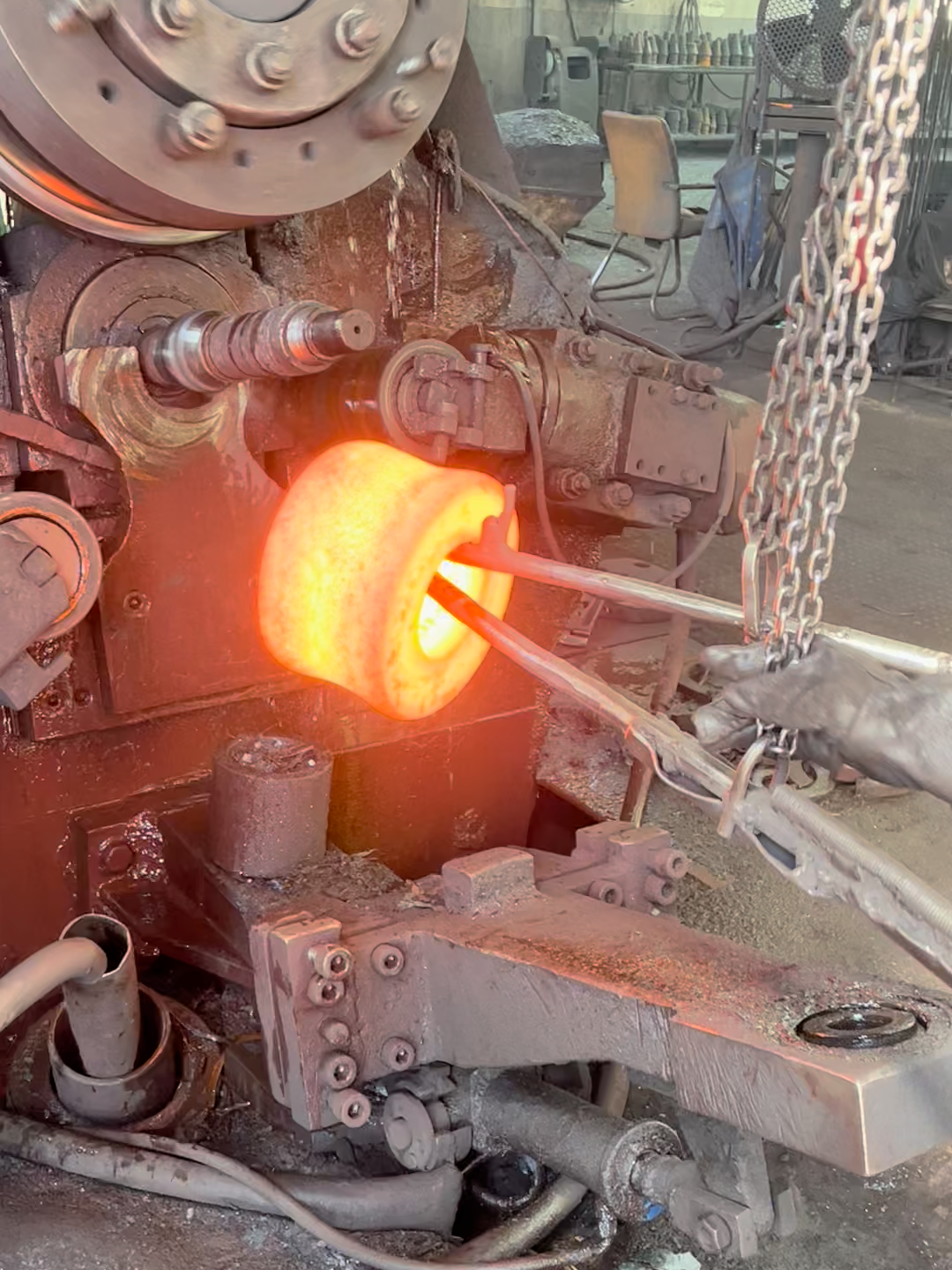 Inside the factory Red-Hot Forging in Action 🔥  #process #machine #forging #blacksmith #manufacturer