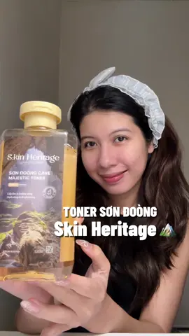 💦Toner cho da dầu mụn, làm dịu, cấp ẩm nhanh chóng. Chum Manh cũng dùng toner này trước make up | Toner Sơn Đoòng Skin Heritage  #skinheritage #skinheritagevietnam #tonersondoong #toner #chummanhthichdomoi 