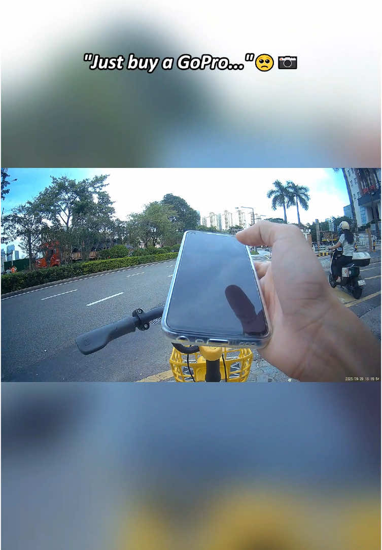 It's never been easier than this 📸😎#povcamera #bicycle #bike #gopro #snapcam 