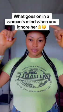 What goes on in a woman’s mind when you ignore her… #datingtips #dating #relationshipadvice #explore #chiebo 