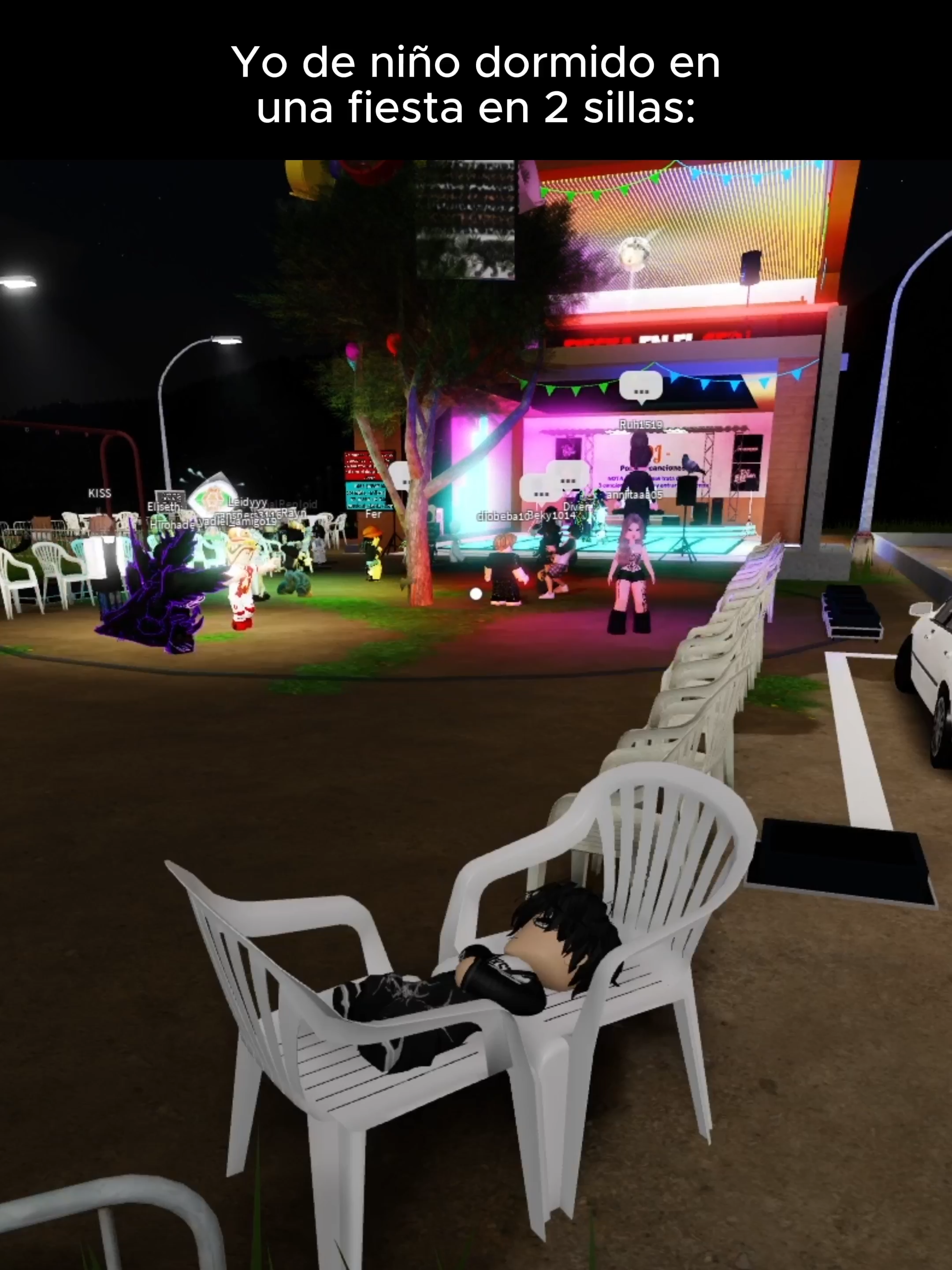 Y lo peor es que si podías dormir xd #robloxfyp #robloxedit #Cumbia #fiesta #cumbiasonidera #fypp #humor #foryoupage