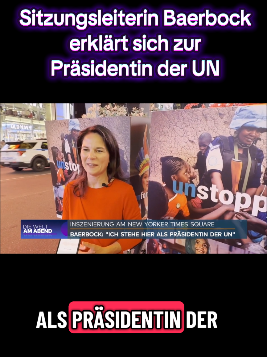 #Baerbock im Höhenflug. Die größenwahnsinnige, personifizierte Inkompetenz aka Annalena Baerbock erklärt sich mal eben zur Präsidentin der Vereinten Nationen – ein Amt, das es nicht gibt. Sie ist lediglich die Präsidentin der Vollversammlung, also nichts anderes als die Sitzungsleiterin dieses diplomatischen Forums. Das ist schlimm genug. #Diplomatie #UN #NewYork  #grüne 