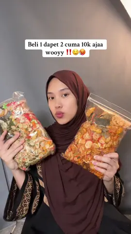 Buruan diborong seblak mix kering beli 1 dapet 2 bungkus cuma 10k aja sebelum harganya naikk #seblakmix #sebring #seblakmixpedas 