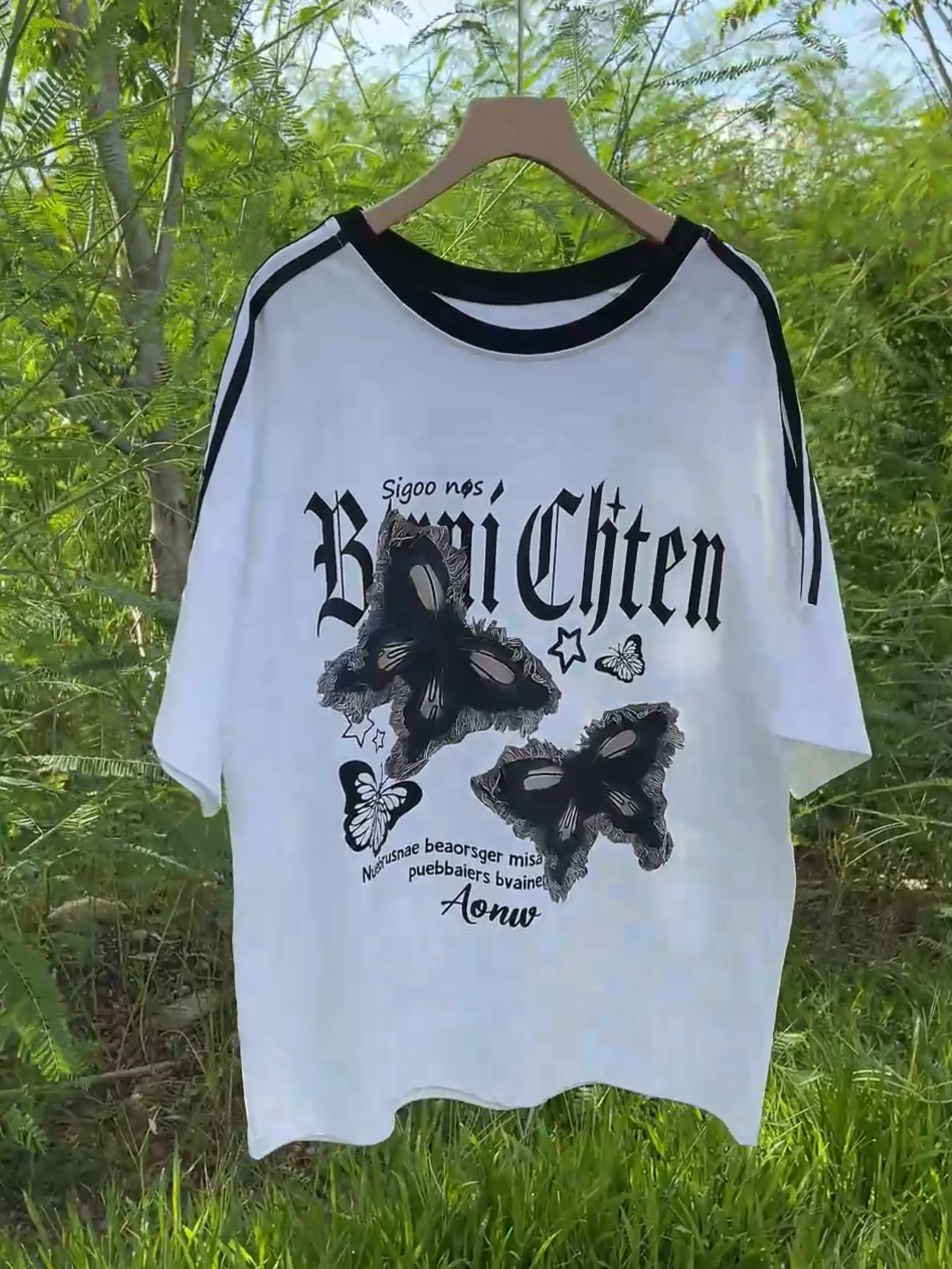 Kaos oblong bergaya trendi dengan motif cetak~#kaos #kaosmurah #kaosviral #kaosdistro #kaosoversize #foryoupage