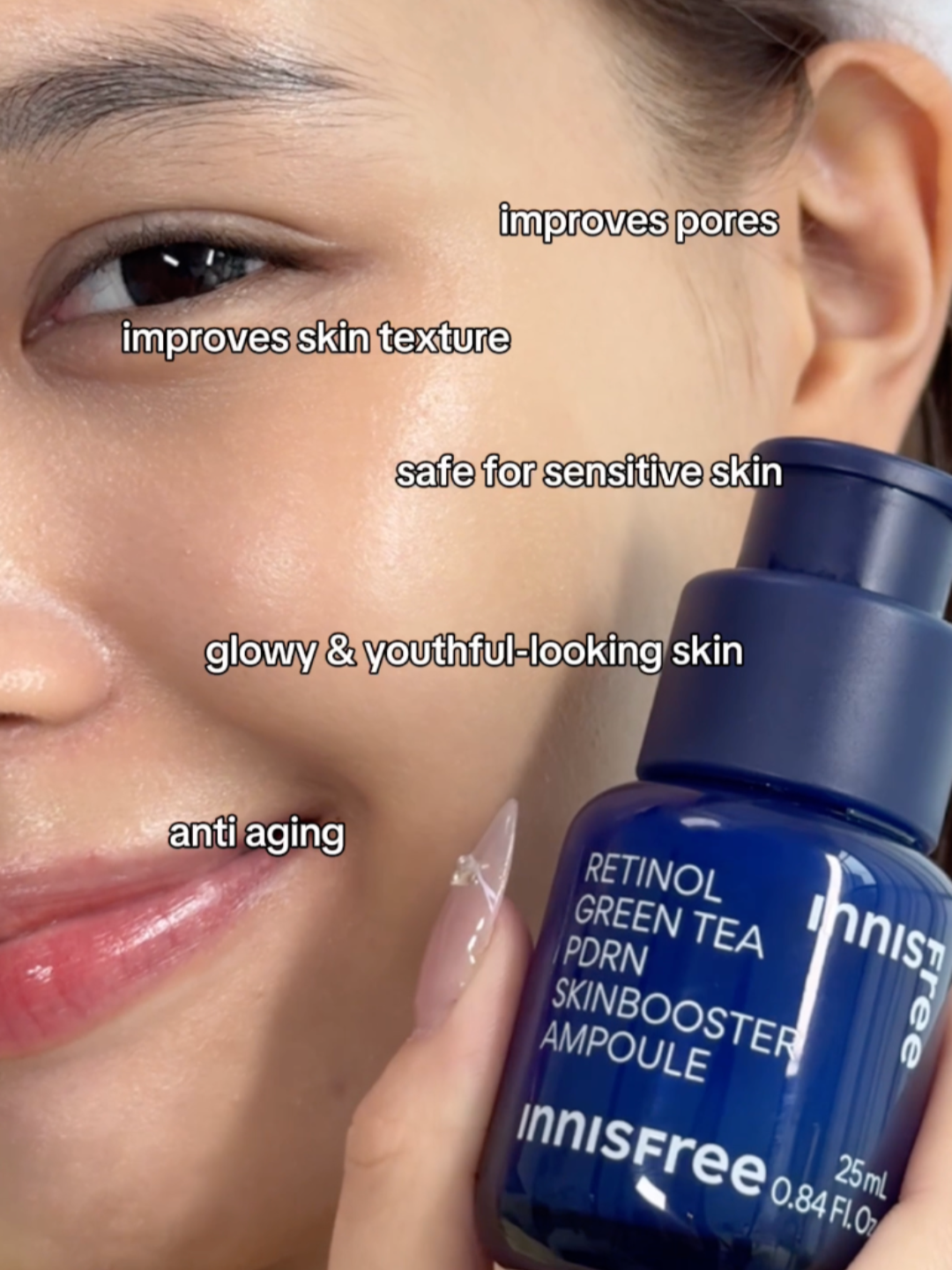 It’s NOT just an ampoule… i really love this product so much 😭 #INNISFREE #INNISFREEMY #INNICLUB #KbeautySkin #KoreanSkincare #BetterThanSalmonPDRN #RetinolPDRN #SalmonPDRN #VeganPDRN