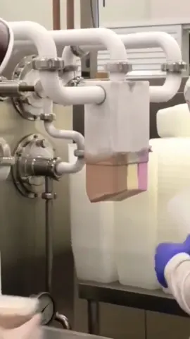 Satisfying ice cream factory #satisfying #oddlysatisfying #asmr #foryou #icecream #usa 