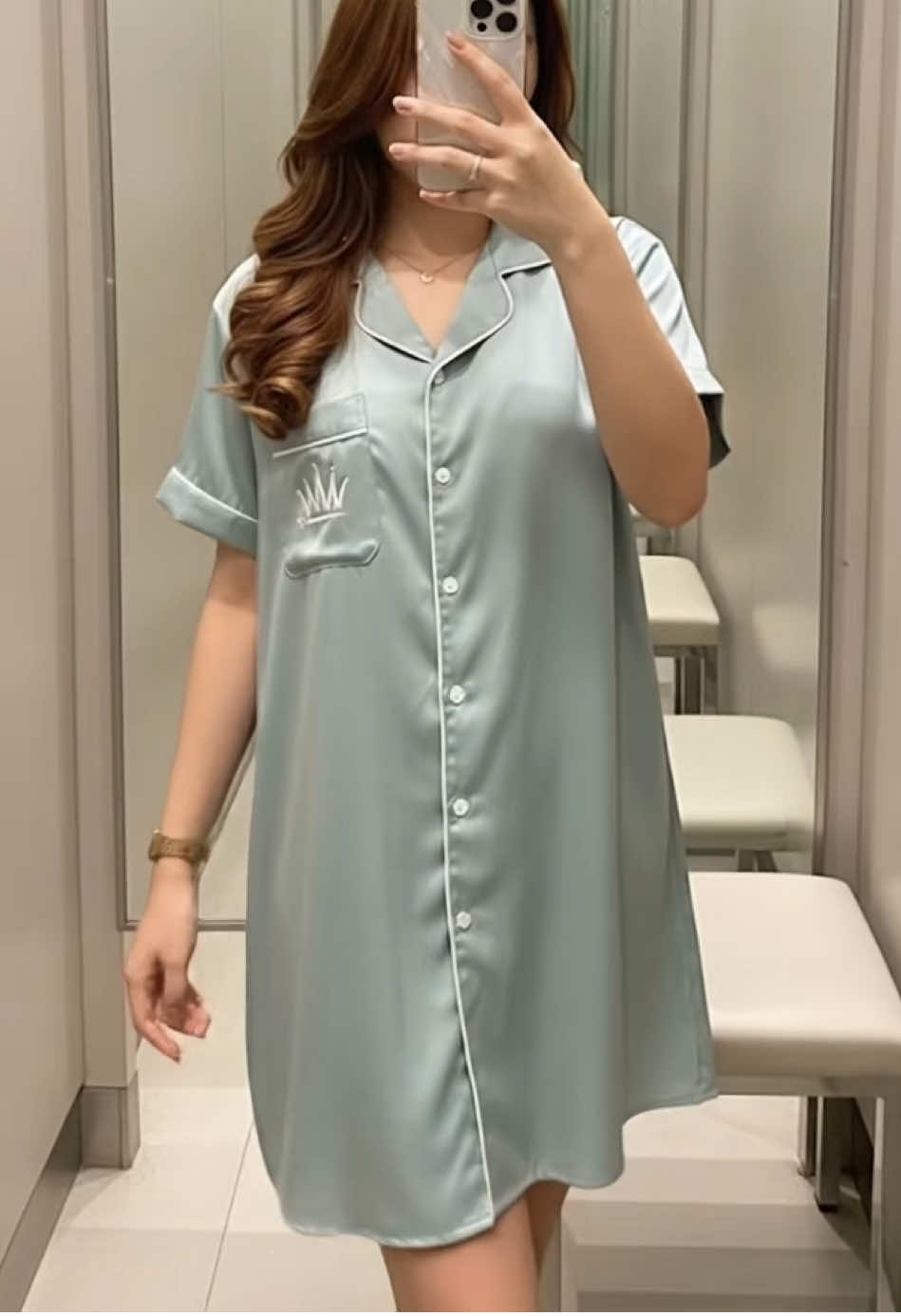 [BEST SELLER] Nyonya Piyama Poly Bamboo Dress / Daster Polos (herb series) Dress Nyaman Wanita Tidur Bumil Santai Daster Dewasa Pendek Kancing Busui #piyamakekinian  #piyamabusui  #dresstidur  #guncang1010  #masukberanda 