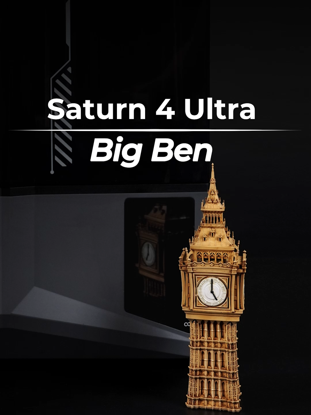 Just Satisfying. Model: Big Ben (STLFLIX) Printer: #Saturn4Ultra #elegoo #3dprinting #maker #DIY #3dprinter #asmrvideo #asmr #meme #technology #Lifestyle #resin