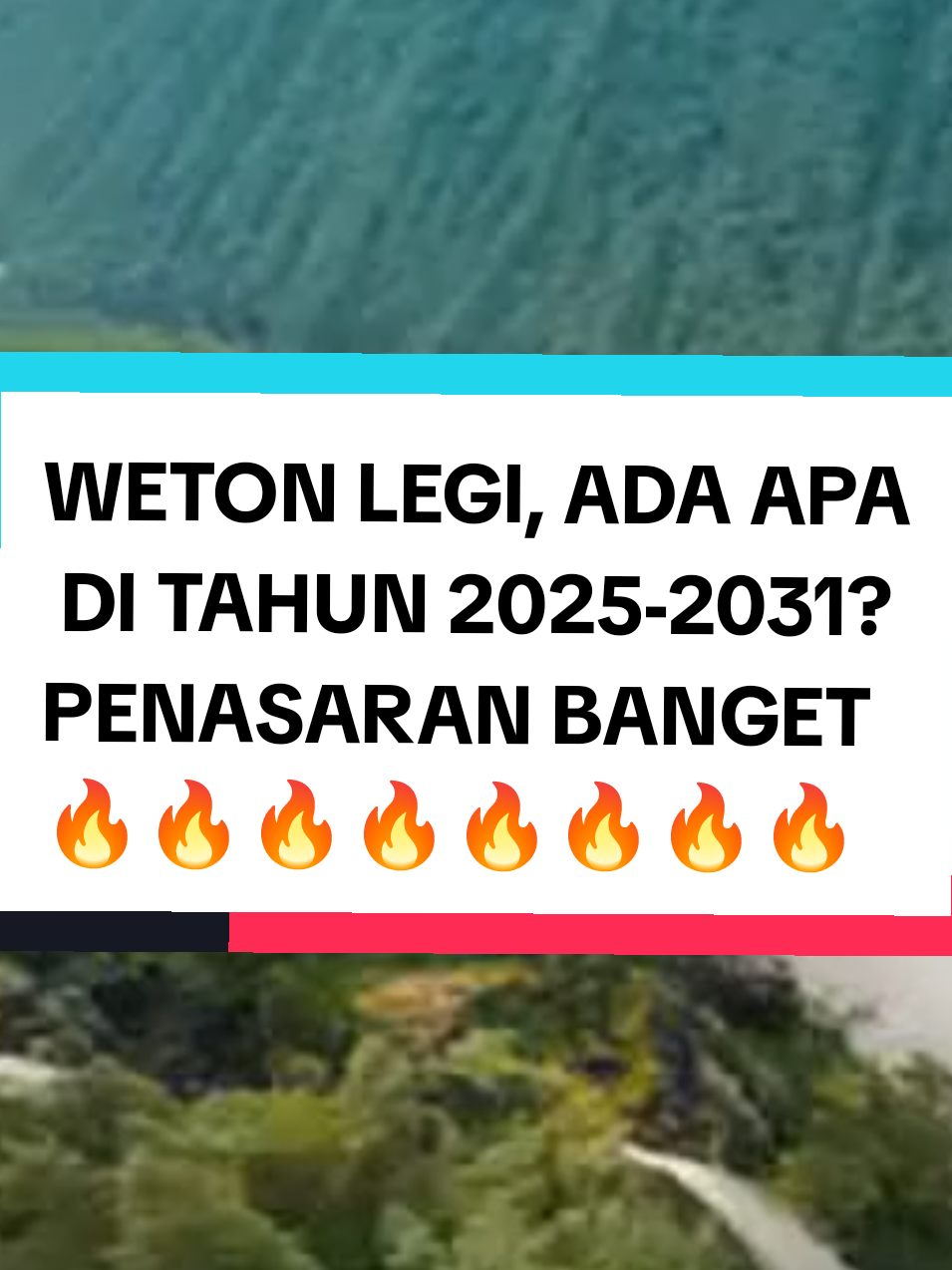 #wetonlegi ada apa di tahun 2025-2031 atau fase Tibo lungguh? 