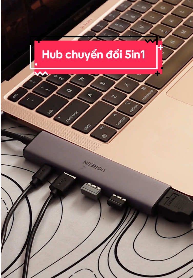 Một phụ kiện không thể thiếu với ai xài laptop, máy tính bảng giúp tăng hiệu năng công việc | Hub chuyển đổi Ugreen | Nhân check #nhancheck #review 