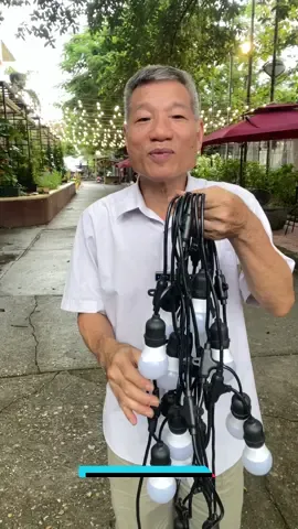 Dây đèn trang trí ngoài trời, bóng nhiều màu dfui soáy to 3 w tiết kiệm điện trang trí sân vườn quán cafe #đayentrangtringoaitroi #đayentrangtrinhieumau #xuhuong #thinhhanh 