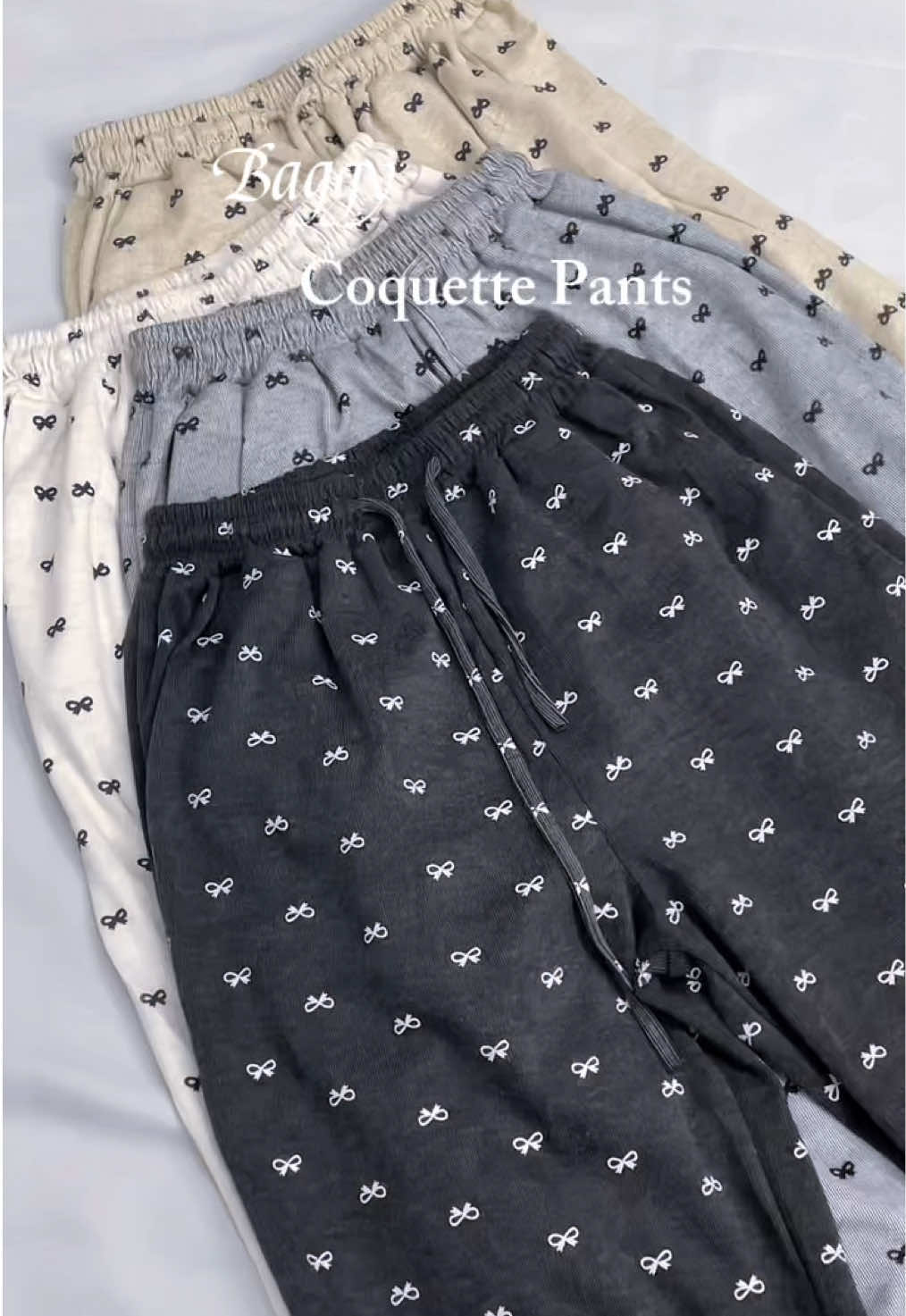 Baggy Coquette Pants ✨#pants #baggypants #coquette #pantsforwomen #coquettepants 