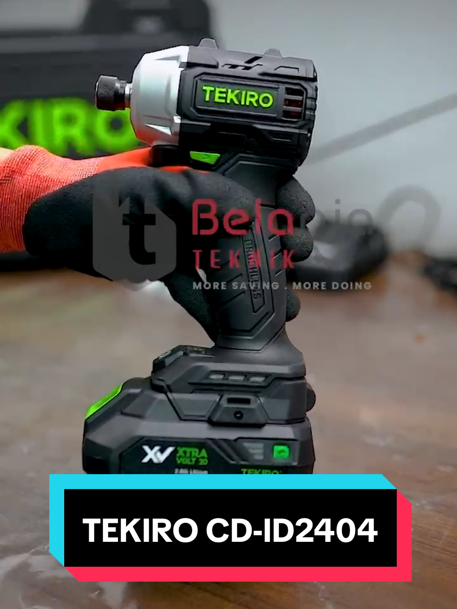 Spesifikasi mesin cordless impact driver 20V Tekiro #fyp #belanjateknik #impactdriver #tekiro #borobeng 
