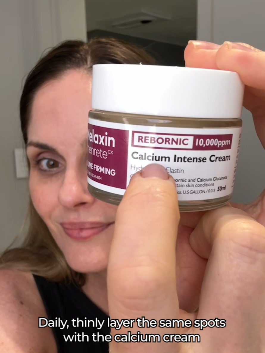 Build the base with calcium. Ampoule first, then cream. Under-eyes look more filled in and refined. #DrMelaxin #Cemenrete #EyeRoutine  #AmpouleStep #NightCare