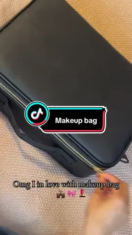 Best purchased I ever made makeup  bag easy to carry comes with straps #tiktokmademebuyit #makeupvanity #makeupbag #bestproduct #flashdeal 