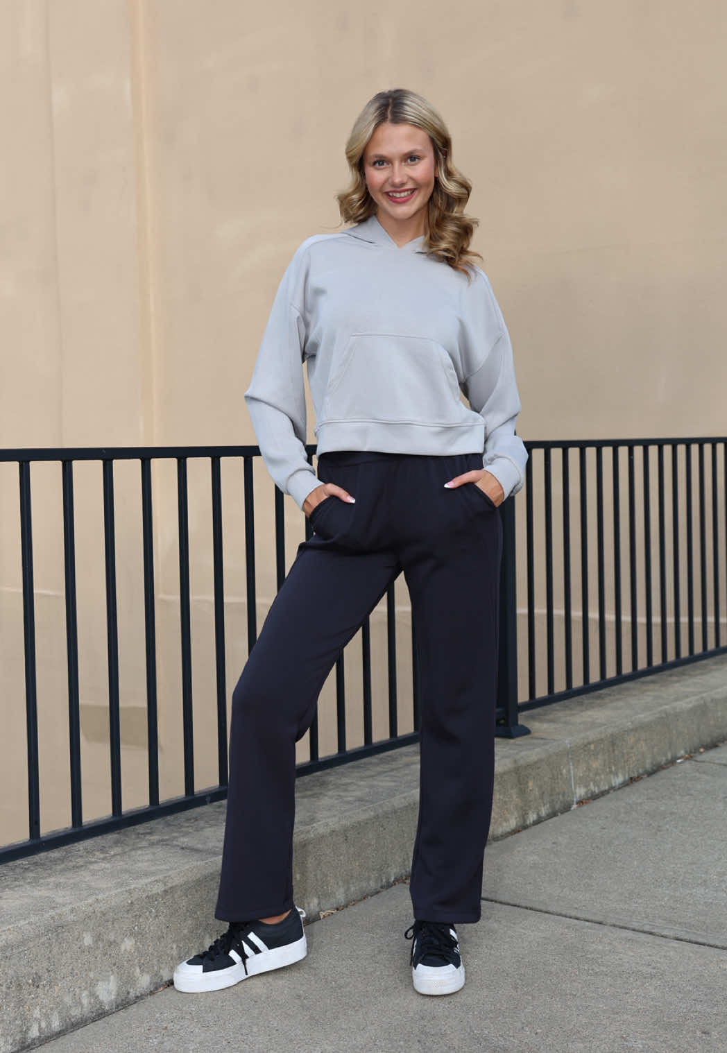 Looking at you! 👀🫵🖤 Wearing sweatpants from @G4Free Store @g4freeus. They come in several different lengths. I’m wearing a small in tall, and they’re perfect! Shop this look on my Amazon Storefront (see Linktree). 🖤 #OOTD #sweatpants #casual #comfy #amazon 