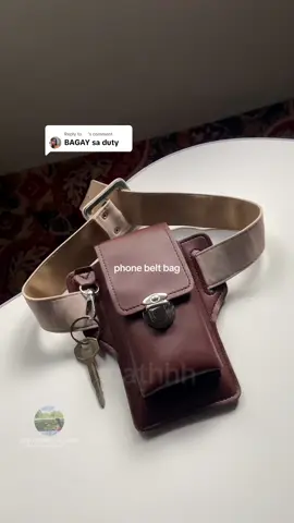 Replying to @️ ganda nito pangduty ng asawa o boyfriend niyo 🤎 #beltbag #phonebeltbag #phonebag #beltbagformen #giftideas 