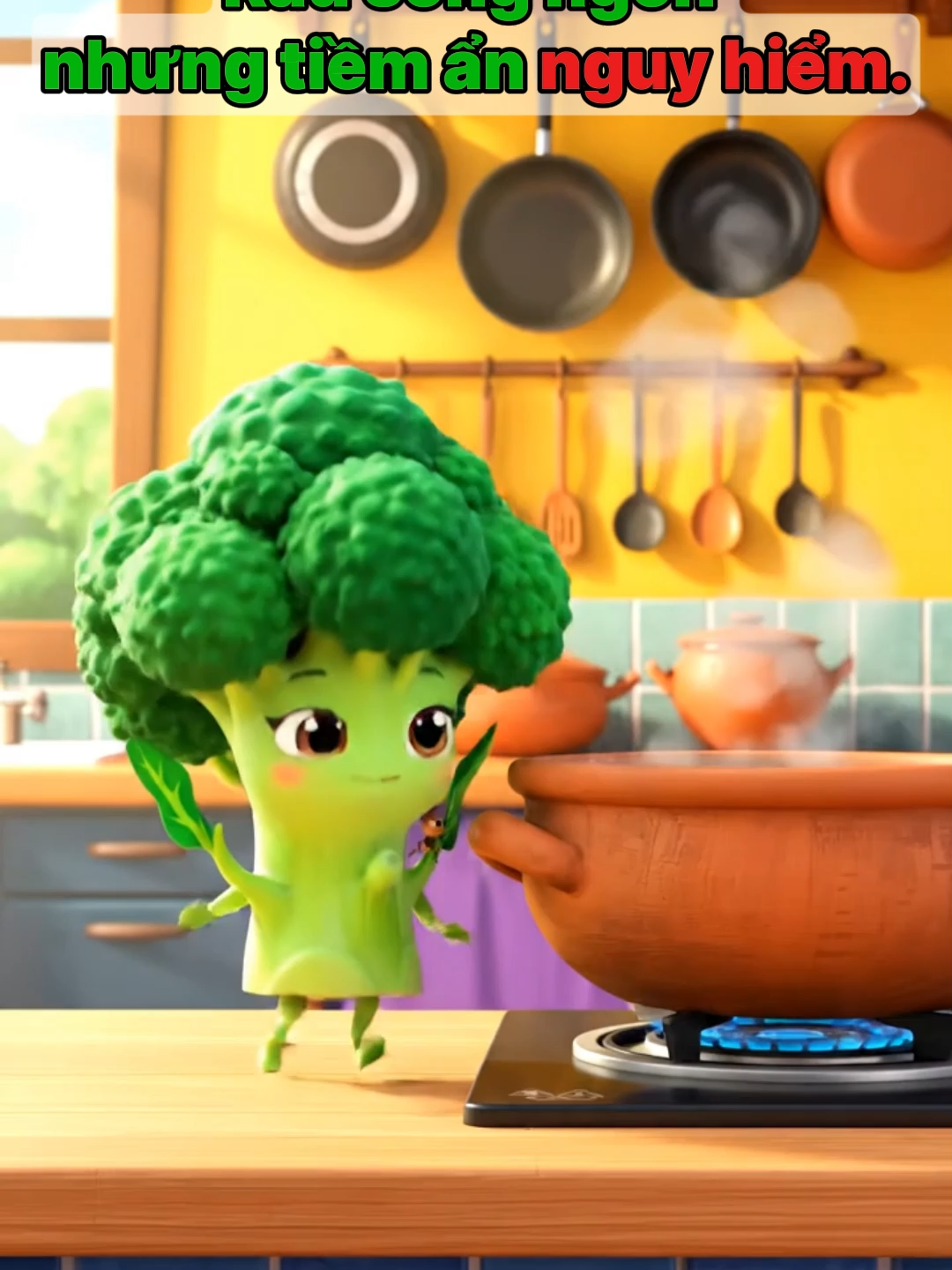 🥦 Rau củ tươi sống tưởng chừng an toàn, nhưng vẫn tiềm ẩn nhiều nguy cơ: – Súp lơ xanh → còn sâu bọ, thuốc trừ sâu – Giá đỗ sống → chứa vi khuẩn E.coli – Củ năng → mọc dưới bùn, dễ mang vi khuẩn – Rau sam → dễ dính ký sinh trùng 👉 Chỉ cần chần sơ trước khi ăn là loại bỏ phần lớn nguy cơ, giữ sức khỏe cho cả gia đình. #thucphamkhoedep #xuhuong #FoodTips #truongtho #tiktok #AN #thucpham #fyp #SứcKhỏe #thíchănuống #CảnhBáo