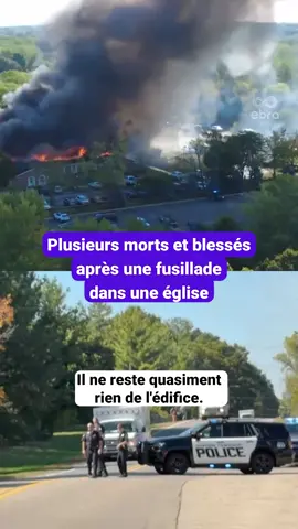 Au moins quatre personnes ont été tuées ce dimanche 28 septembre, après une fusillade dans une église mormone du Michigan, aux États-Unis. Donald Trump a dénoncé « une nouvelle attaque ciblée contre les chrétiens ». #ebrainfo #sinformersurtiktok #tiktoknews #mormon #usa #eglise #trump #michigan