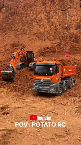 New generation huina excavator rc 👍 #fyp #viral #huina 