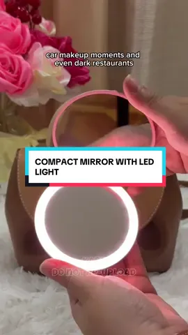 Running late? No worries. This compact LED mirror is your go-to for traffic touch-ups and on-the-go glam. Lightweight and small-bag friendly — just flip it open and glow! Click the yellow basket. #compactmirror #compactmirrorwithledlight #mirror #mirrorwithlights #mirrorwithledlight 