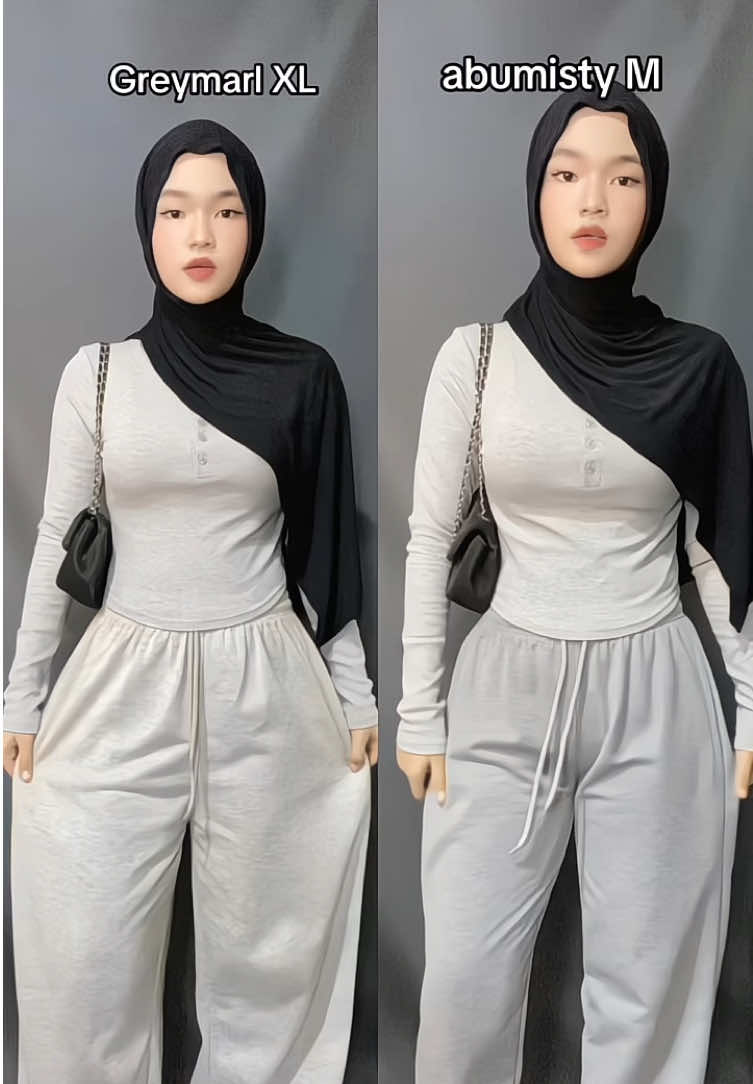 2 warna paling bestseller🥰#sweatpants #loosepants 