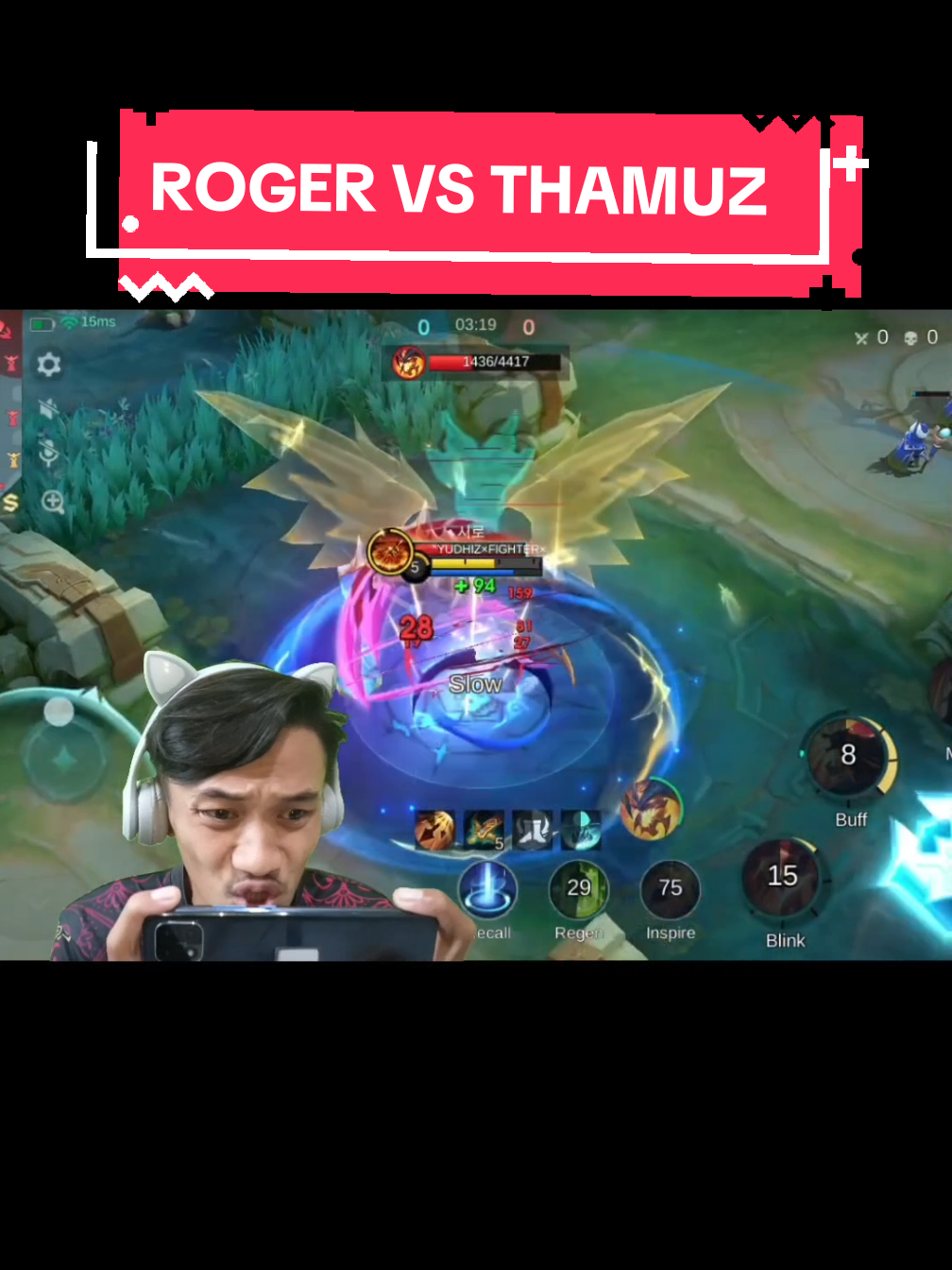 BYONE ROGER VS THAMUZ😱#MLBBNEXT2025 #NEXTJagoanMabar 