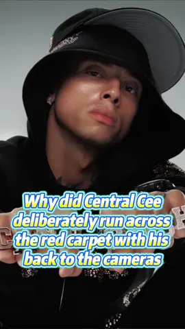 Why did Central Cee deliberately run across the red carpet with his back to the cameras, hopping as he went No one realized that this move actually saved him from a $50 million loss!#usa #us #foryou #fyp #celebrity  