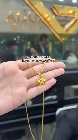 Lucuuu pollll! 🦋 #tokoemaspalembang #tokoemas #kalung #kalungemas 