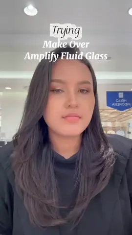 cakeeeeep bangettt‼️plumpy & hydrate lips🤍 @makeoverid #OverskinLipCheck  #makeoverid  #lippies #amplifyfluidglassmakeover 