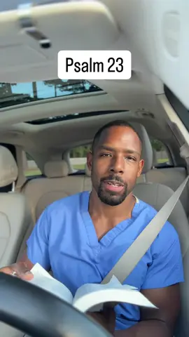 Psalm 23 1 The LORD is my shepherd, I lack nothing. 2 He makes me lie down in green pastures, he leads me beside quiet waters, 3 he refreshes my soul. He guides me along the right paths for his name’s sake. 4 Even though I walk through the darkest valley,I will fear no evil, for you are with me; your rod and your staff, they comfort me. 5 You prepare a table before me in the presence of my enemies. You anoint my head with oil; my cup overflows. 6 Surely your goodness and love will follow me all the days of my life, and I will dwell in the house of the LORD forever.