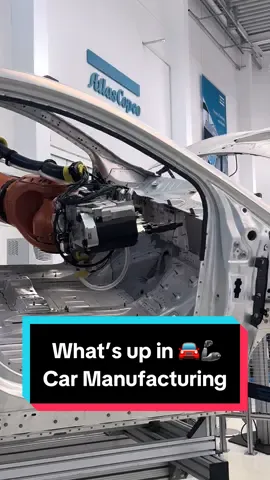 The Future of #carmanufacturing for automatic assembly with Robots such as #kukarobotics for Chassis, #BatteryPack and #cartechnology  #evtech 