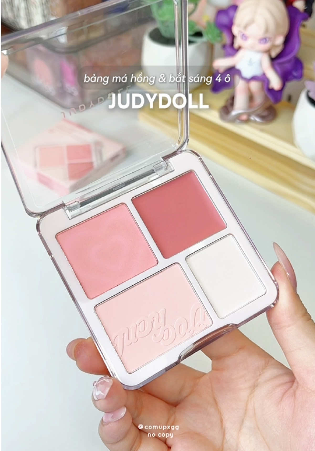 bảng này màu xinh và đa năng lắm mấy pà ^^ #blushandhighlight #judydoll #phanmahong #makeup #thaothichriviu 