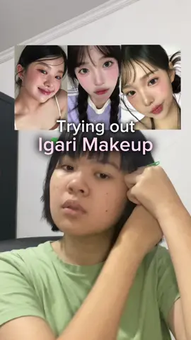 makeup look kalem, bikinnya rusuh #igarimakeup  products used: • Rose All Day Lightweight Concealer - Shade Fair • Tirtir Mask Fit All Cover Cushion (yang warna pink) - Shade 17C Porcelain • Blush: Focallure x Kuromi Shiny Matte Lipstick - Shade PK01 • Aegyosal: Pinkflash Pro Touch Pencil Eyeliner - 02 Brown • Somethinc Forever Stay Eyeliner Batman Series • Hojo Highlighter - 02 Gold • Hold Live Lip Glaze - Shade H02 Sweet Peach Juice • Somethinc Ceraplump - Shade 07 Ballet (gak kerekam, tapi ada tambahin ini dikit di lip)