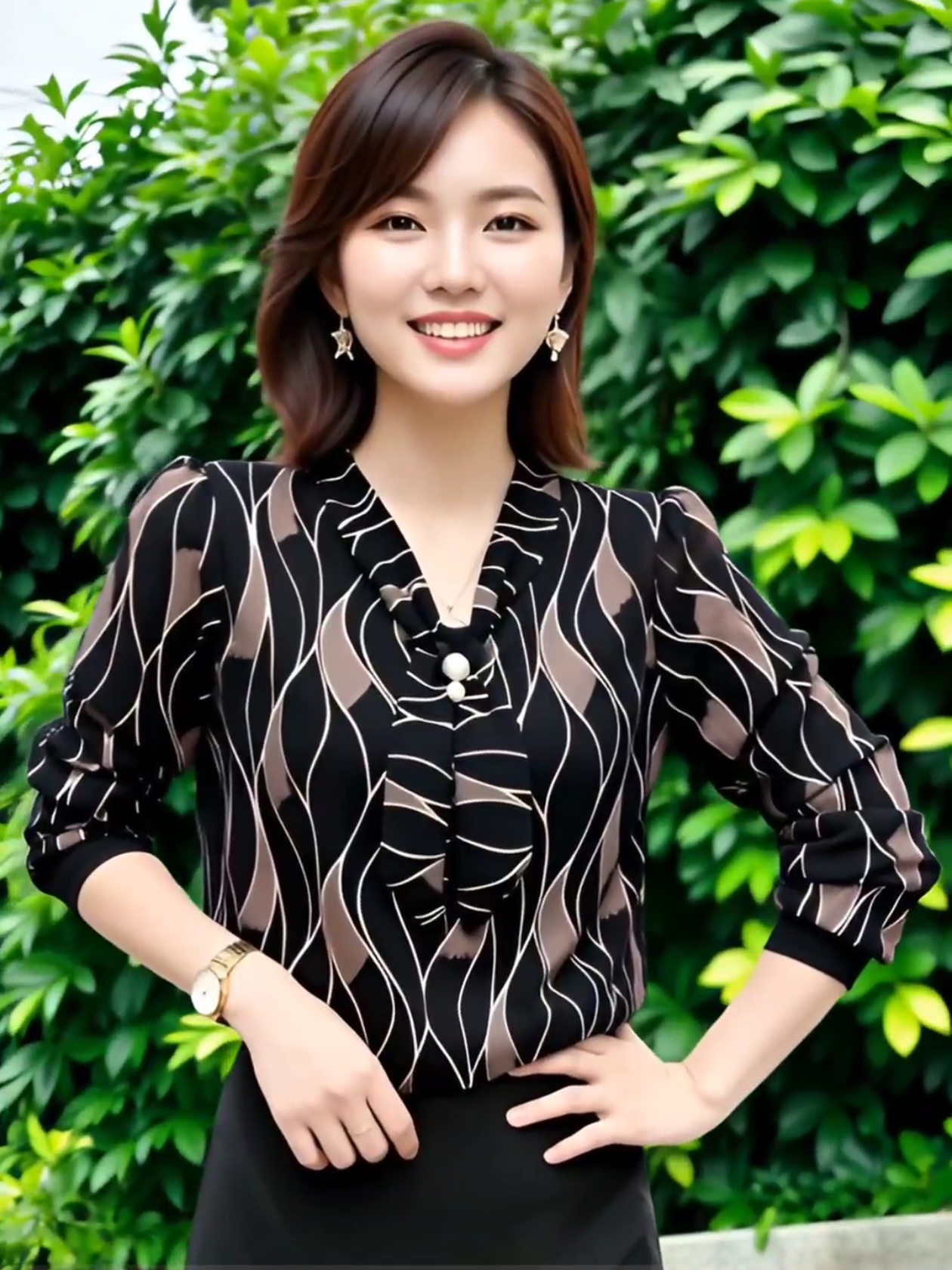 เสื้อเชิ้ตลายทางสไตล์เกาหลี ดูดีมีระดับ เสื้อเชิ้ตแขนยาวลายทางสุดชิค ทรงหลวมสวมใส่สบาย ผ้านิ่มระบายอากาศดี ดีไซน์ทันสมัย มาพร้อมกระดุมมุกสวยหรู ใส่ได้หลายโอกาส ไม่ว่าจะไปทำงาน ออกเดท หรือช้อปปิ้ง เข้าได้กับทุกลุค สาวๆ ต้องมี! งานคุณภาพการันตีด้วยยอดขายกว่าพันชิ้น #เสื้อเชิ้ตแฟชั่น  #เสื้อผ้าแฟชั่นสไตล์เกาหลี #เสื้อทำงานผู้หญิง #แฟชั่นสไตล์มินิมอล #เสื้อผ้าราคาถูก 