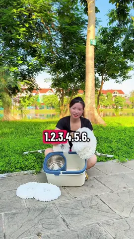 bộ lau nha thông minh xoay 360 độ#phuongmiu #bochoilaunha #bochoilaunhathongminh #compo 