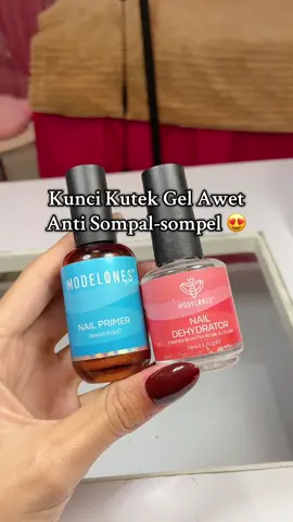 Gilaaa sih, kutek gel jadi awet banget kalau pakai preparation modelones 💕 #nails #nailart #nailprep #modelones 